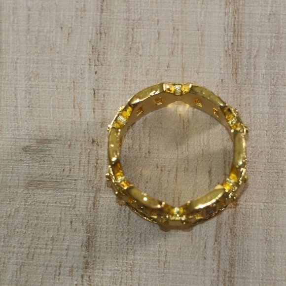 CZ Zircon Stone Ring - Picture 2 of 4